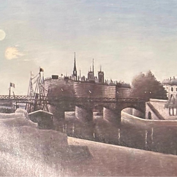 Other - VUE DE L'ILE SAINT LOUIS Henri Rousseau Fine French Art Print Original Vintage